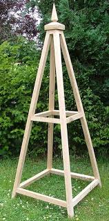 The Lichfield Wooden Garden Obelisk