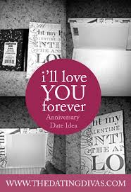 i ll love you forever anniversary date