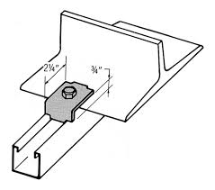 hold down beam clamp assembly