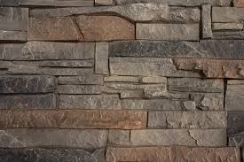 faux panels stacked stone brick