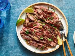 grilled skirt steak with mojo marinade