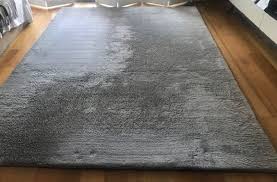 rug l290cm x w200cm plush light grey