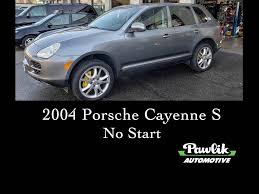 Try looking up parts(like the battery cables) for it.there first, the porsche cayenne can have two batteries. 2004 Porsche Cayenne S No Start Pawlik Automotive Repair Vancouver Bc