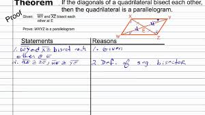 Proving A Quadrilateral A Parallelogram Geometry Proof How To Help