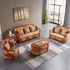 living room rattan sofa five piece set