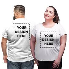 customized plus size t shirt printing