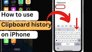 use clipboard history on iphone