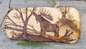 Moose Wall Art Rustic Wood Decor Alaska