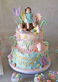 Vintage Fairy Garden Party Cake