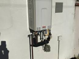 covering an outdoor tankless water heater