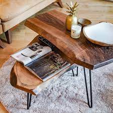 Wood Coffee Tables Space Saving