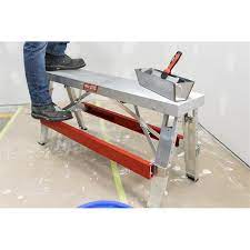 Adjustable Height Folding Work Platform