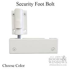 Sliding Glass Door Foot Lock Child