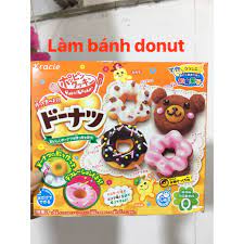 Kẹo Popin cookin Donut Nhật Bản- đồ chơi làm bánh donut ăn được - Pudding,  thạch & kẹo dẻo