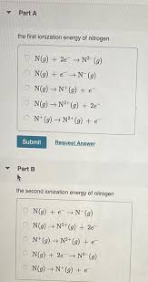 Answered The First Ionization Energy