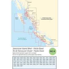 Canadian Hydrographics Pac B Electronic Charts Enc Vancouver Island West Haida Gwaii