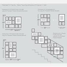 Picturewall Frame Kit Template Like The Stairway Layout Stairway