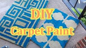 diy how to paint the carpet you