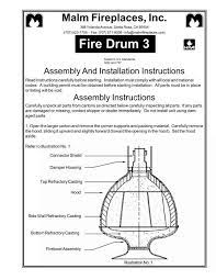 Fire Drum 3 Installation Instructions