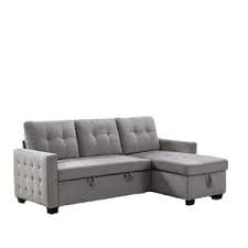 sectional sofa bed in light gray