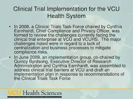 Ppt Overview Of The Vcu Clinical Trials Office Powerpoint