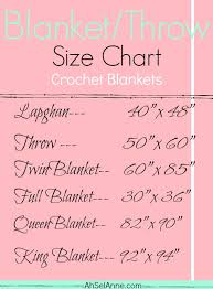 blanket size charts ahsel anne