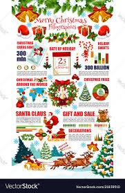 Christmas Infographics With Winter Holiday Chart