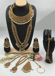 designer indian bridal necklace set