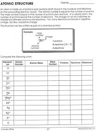 Learn vocabulary terms and more with flashcards games and other. 30 Worksheet Atomic Structure Answers Free Worksheet Spreadsheet