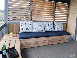 Diy Outdoor Modular Bench With Storage