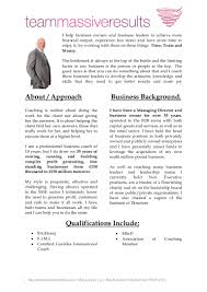 Executive coaching feedback template vincegray2014 / you can download and use these company profile templates for free. Business Coaching Portfolio