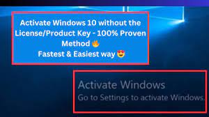 how to activate windows 10 11 without