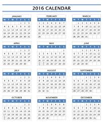 2016 Calendar Templates Officetemplate Net