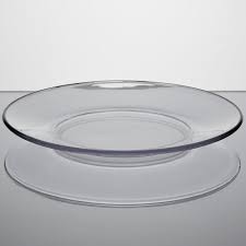Clear Glass Dinner Plates 10