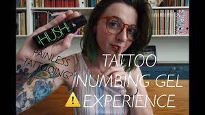 Hush anesthetic tattoo numbing gel. Pr Tattoo Numbing Gel Hush Experience Youtube