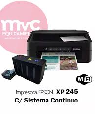 Free download driver epson xp printer 245 for windows and mac and. Impresora Epson Xp245 Con Sistema Continuo Wifi Multifuncion Mvc Equipamientos