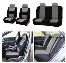 4pcs Car Seat Covers Front Seats Rear