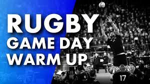 rugby game day warm up axe rugby