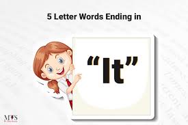 5 letter words ending with it collect