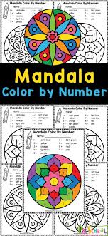 Free Printable Mandala Color By Number