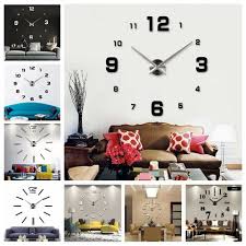 New Diy 3d Home Decoration Wall Clock