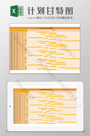 Personal Plan Gantt Chart Excel Template Excel Template