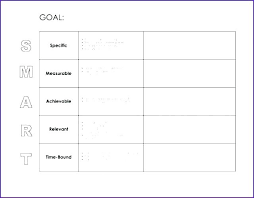 Smart Goals Templates Examples Worksheets Template Lab Ideas