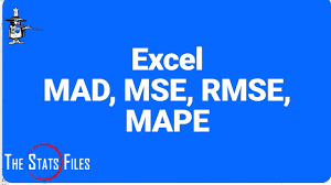 calculate mad mse rmse mape