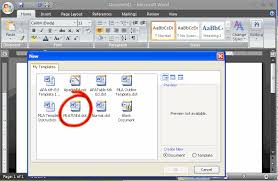 Templates For Mla Reference Point Software