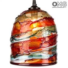 Pendant Lights Hanging Lamps Suspension In Original Murano Glass