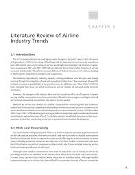 Chapter     Literature Review of Airline Industry Trends   Effects     The National Academies Press   M ETHODOLOGY   ATTACKS Security plans Theoretical Framework Analysis Literature  Review Result Analysis Simulation Modeling Conclusion Inclusion Of    