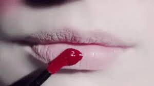 bibir gif makeup lipstick liptint