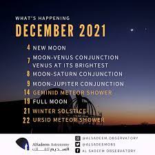 UAE Night Sky this December 2021 ...