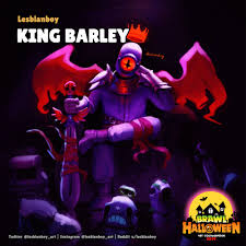Brawl stars fanart (skin design), ji un ki. Brawl Halloween King Barley By U Lesbianboy Brawl Star Character Star Art